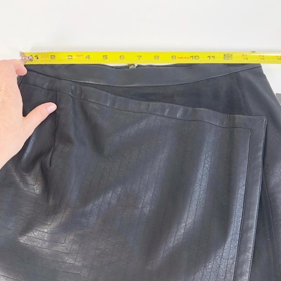 Buffalo Black Asymmetric Carlene Pencil Skirt M - Picture 4 of 8